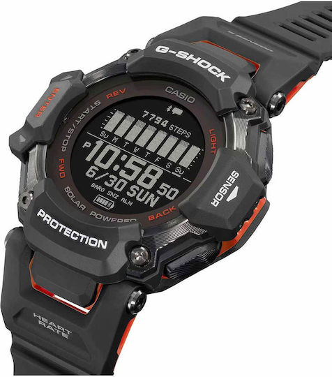 Casio Digital Automatic Watch with Rubber Strap Black view 4