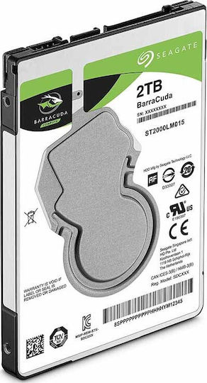 Seagate Barracuda 2TB HDD Hard Drive 2.5" SATA III 5400rpm with 128MB Cache for Desktop / Laptop / PS4 ST2000LM015 vista 4