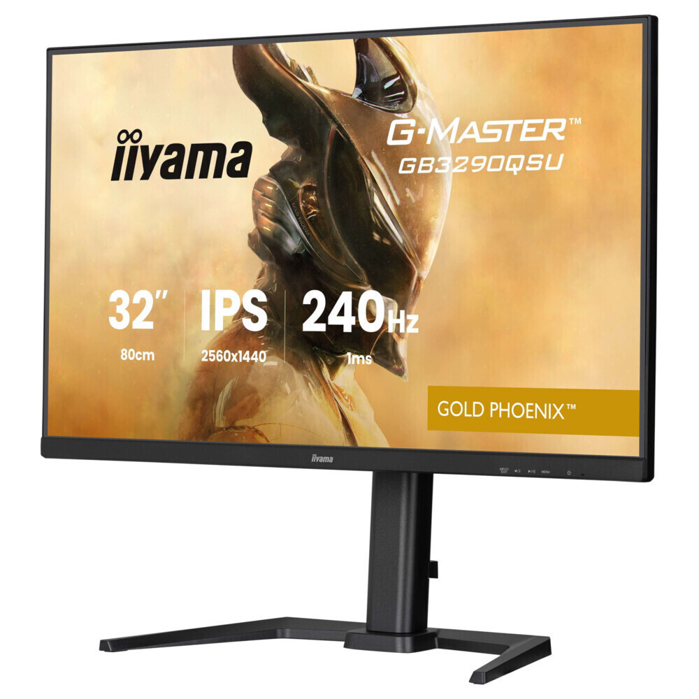 Iiyama G-Master GB3290QSU-B1 IPS Gaming Monitor 31.5" QHD 2560x1440 240Hz view 4