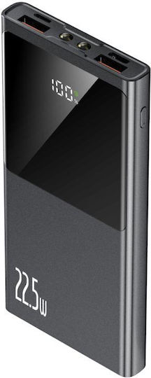 Tech-Protect PB12 Power Bank 10000mAh 22.5W with 2 USB-A Ports and USB-C Port Power Delivery / Quick Charge 3.0 Gray vue 4