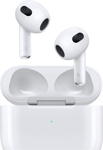 Apple AirPods 4 Earbud Bluetooth Handsfree Earphones with Sweat Resistance and Charging Case White vue 3