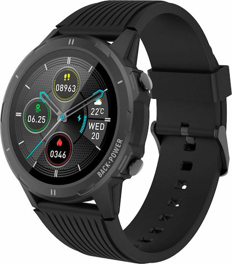 Denver SW-351 Smartwatch with Heart Rate Monitor (Black)