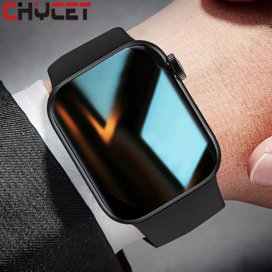 WearFit HW22 Pro 44mm Smartwatch with Heart Rate Monitor (Black) view 6