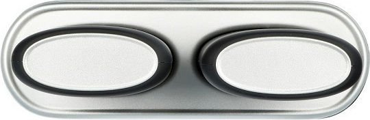 2x Docking Station Power Bank 5000mAh with USB-A Port Black view 3