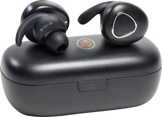 Technaxx BT-X39 In-ear Bluetooth Handsfree Earphones with Sweat Resistance and Charging Case Black