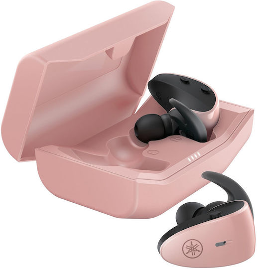 Yamaha TW-ES5A In-ear Bluetooth Handsfree Earphones with Sweat Resistance and Charging Case Pink view 3