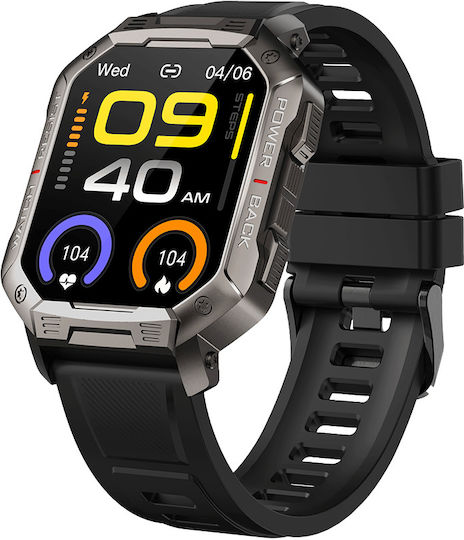 DAS.4 SG35 Smartwatch with Heart Rate Monitor (Black) view 4