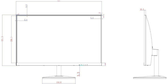 Dahua DHI-LM24-A200 VA Monitor 24" FHD 1920x1080 vue 7