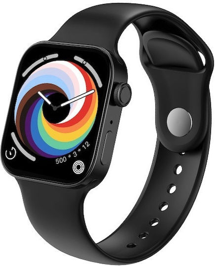 T500 Pro Max Smartwatch with Heart Rate Monitor (Black)
