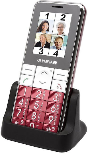 Olympia Lux Dual SIM Mobile with Large Buttons Black view 2