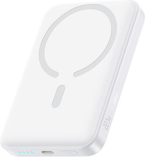 Baseus EnerFill FM11 MagSafe Power Bank 10000mAh 22.5W with USB-C Port Power Delivery White view 1
