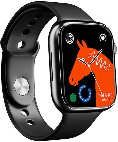 XO M30 Sport Smartwatch with Heart Rate Monitor (Black) view 2
