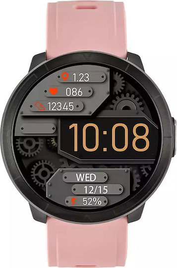 Watchmark WM18 Smartwatch with Heart Rate Monitor (Pink) view 2