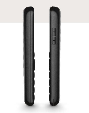 Emporia Happy E30 Single SIM Mobile with Buttons Black view 3