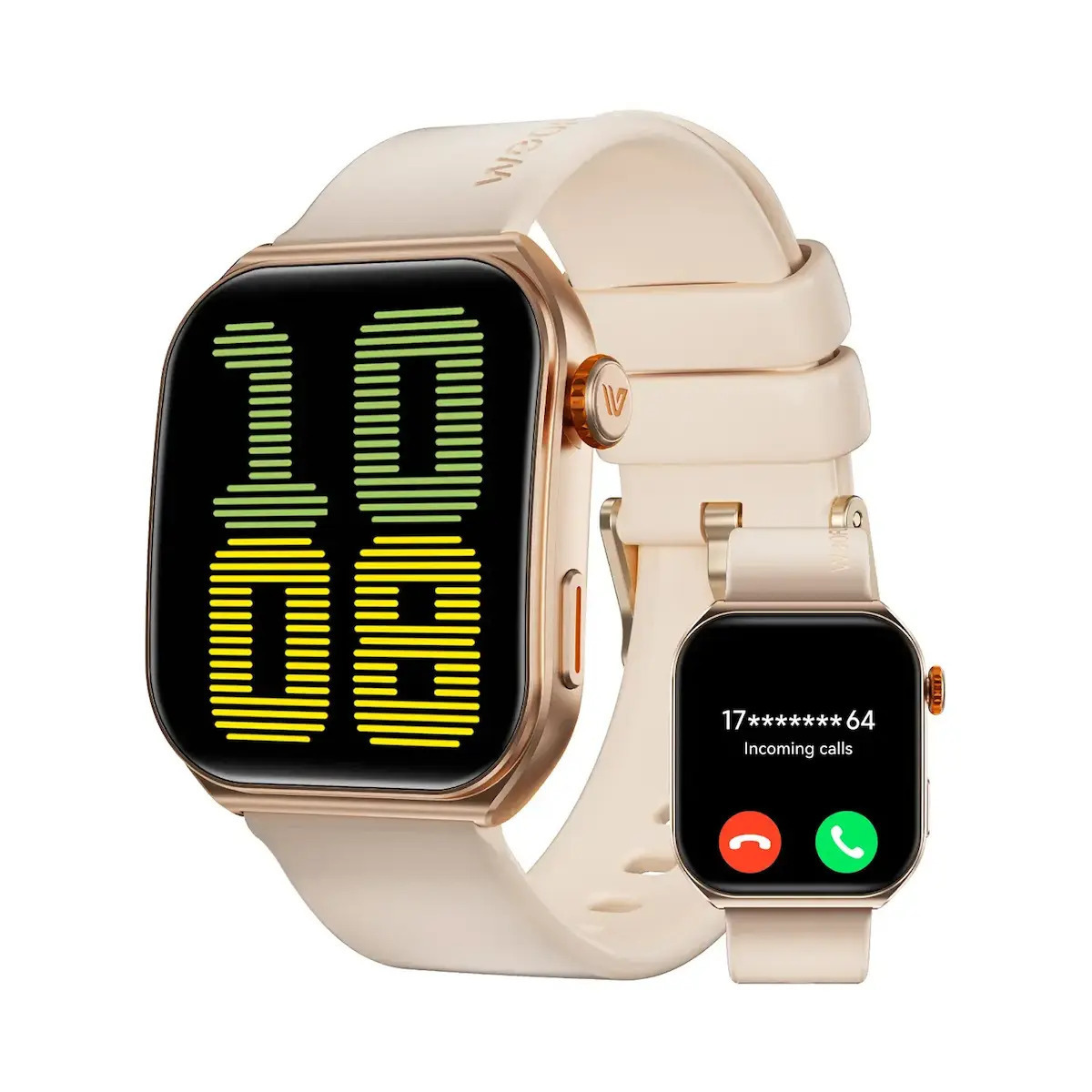 Weofly Edge 2 Aluminium 45mm Smartwatch with Heart Rate Monitor (Gold) view 4