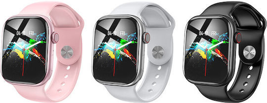 Borofone BD6 Smartwatch with Heart Rate Monitor (Pink) vista 6