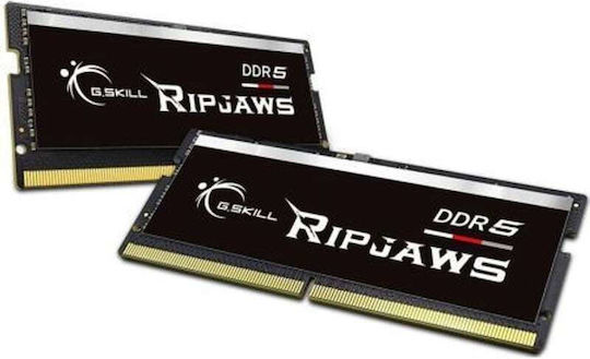 G.Skill Ripjaws DDR5 32GB RAM with 2x16GB Modules and Speed 4800 for Laptop F5-4800S3434A16GX2-RS