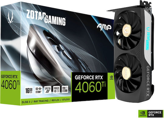Zotac GeForce RTX 4060 Ti 16GB GDDR6 AMP Graphics Card view 1