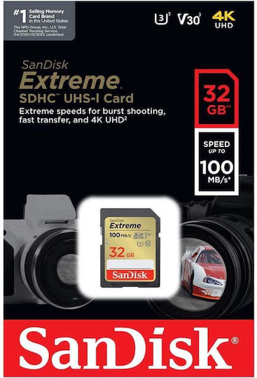 Sandisk Extreme SDHC 32GB Class 10 U3 V30 UHS-I view 3