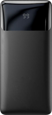 NUOLUN NJ-45 Power Bank 30000mAh with 2 USB-A Ports and USB-C Port Black