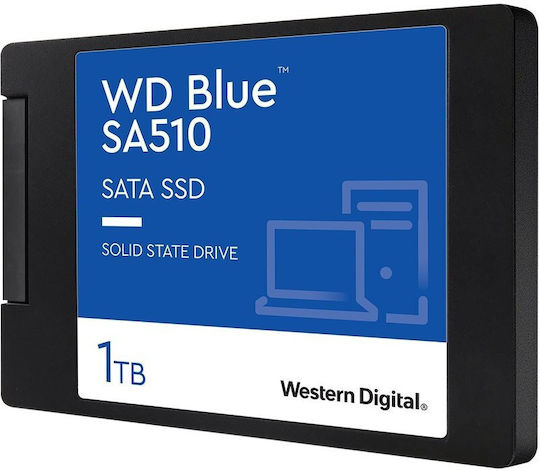 Western Digital Blue SA510 1TB 2.5 Inch SSD with SATA III Connection view 2