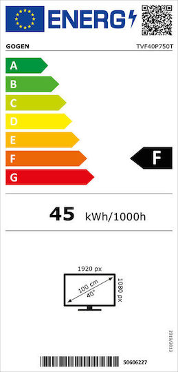 GoGEN Television 40" Full HD LED TVF40P750T (2021) view 2