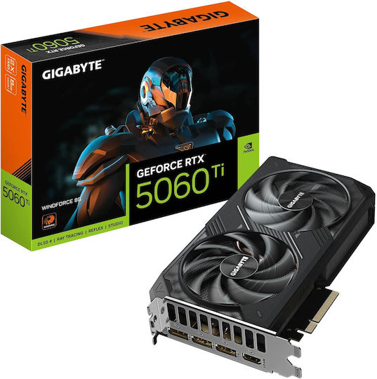 Gigabyte GeForce RTX 5060 Ti 8GB GDDR7 Windforce Graphics Card view 1