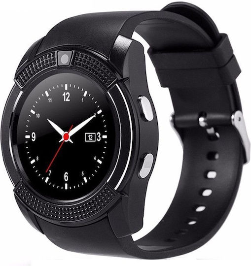 ELS-V8 Smartwatch with SIM (Black) view 1