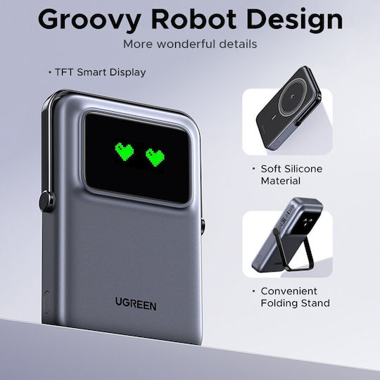 Ugreen PB572 Power Bank 10000mAh 20W Power Delivery Gray view 5