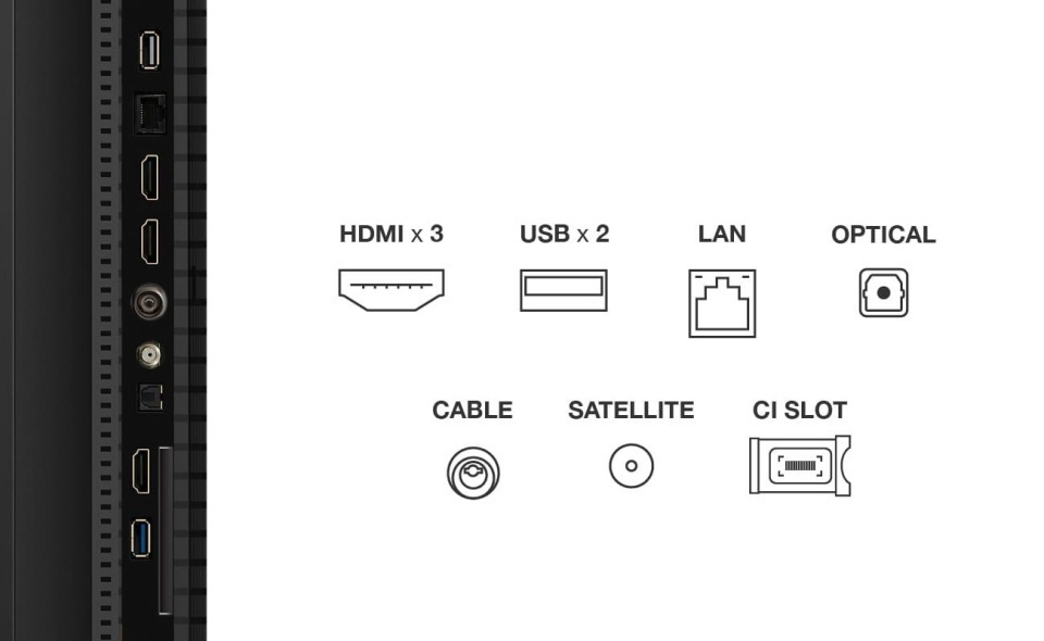 TCL Smart TV 50" 4K UHD QLED P7K HDR (2025) view 2