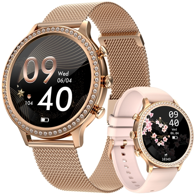 Veltori VT310-1 Smartwatch with Heart Rate Monitor Gold