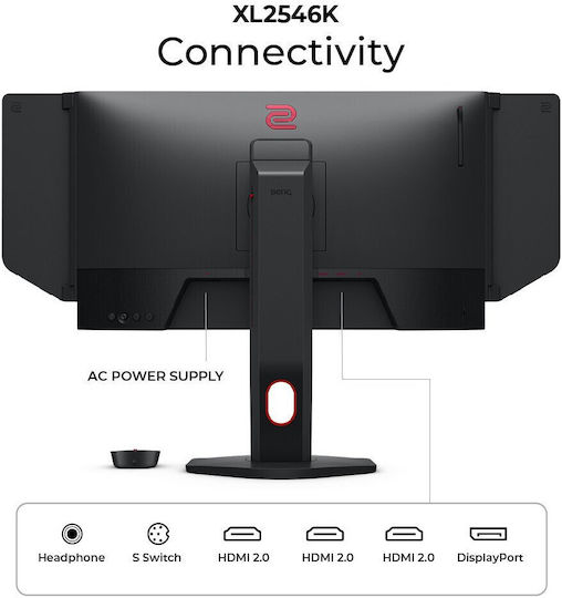 Zowie XL2746K TN Gaming Monitor 27" FHD 1920x1080 240Hz view 8