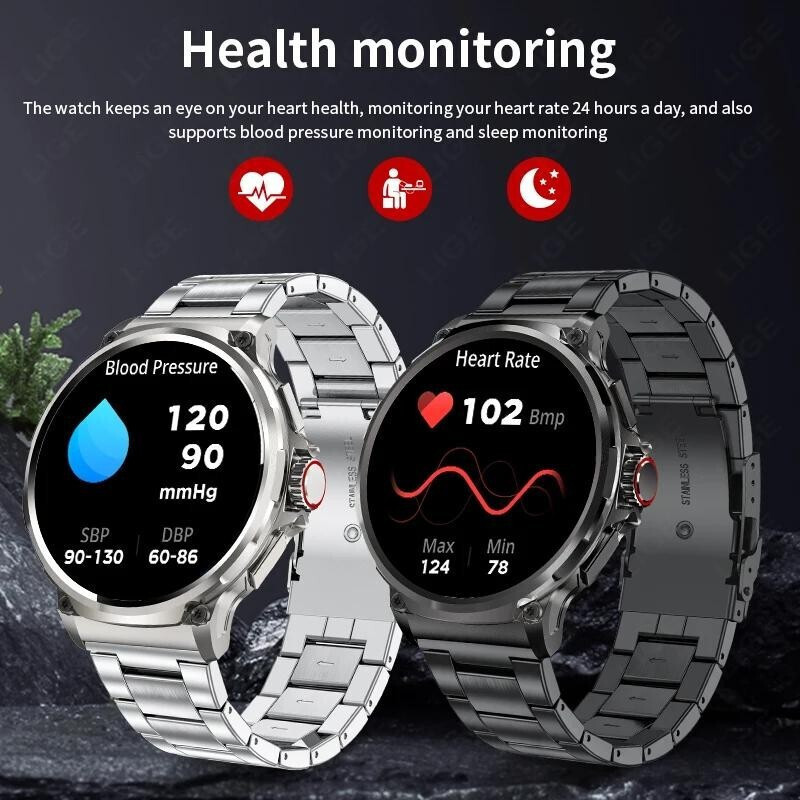 S6 Pro Smartwatch with Heart Rate Monitor (Black) view 4