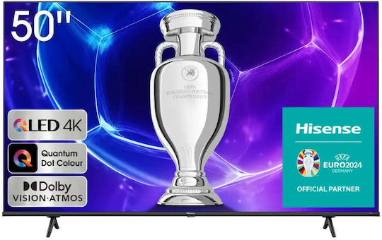 Hisense Smart Television 50" 4K UHD QLED 50E7KQ HDR (2023) view 2