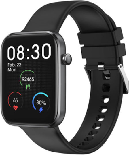 Riversong Motive 5e Smartwatch with Heart Rate Monitor (Space Gray) view 2