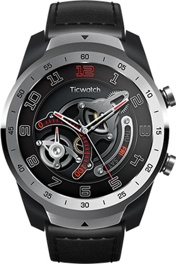 Ticwatch Pro 45mm Smartwatch with Heart Rate Monitor (Silver) view 5
