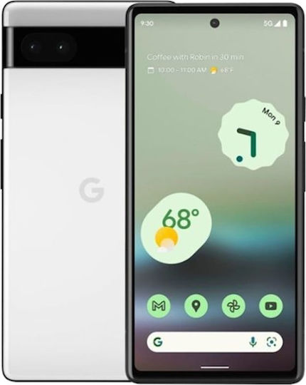 Google Pixel 6a 5G (6GB/128GB) Chalk White view 1