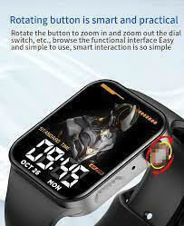T100 Plus Smartwatch with Heart Rate Monitor (Black) view 2