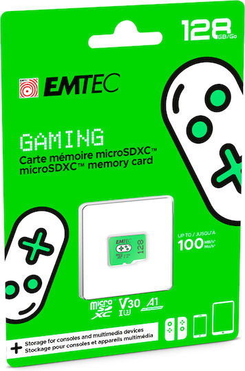 Emtec Gaming microSDXC 128GB Class 10 U3 V30 A1 UHS-I view 3