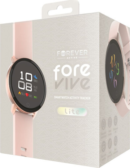 Forever ForeVive Lite SB-315 Smartwatch with Heart Rate Monitor (Rose Gold) view 2