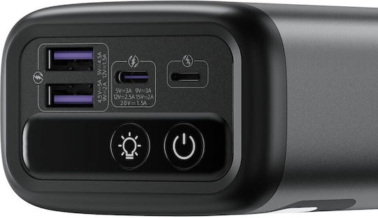 Romoss PMT30 Power Bank 30000mAh 30W with 2 USB-A Ports and USB-C Port Power Delivery / Quick Charge 3.0 Black view 6