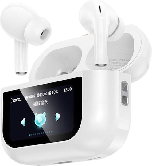 Hoco EW88 In-ear Bluetooth Handsfree Earphones with Charging Case White view 2