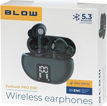 Blow Earbuds Pro Bluetooth Handsfree Earphones with Charging Case Black view 5