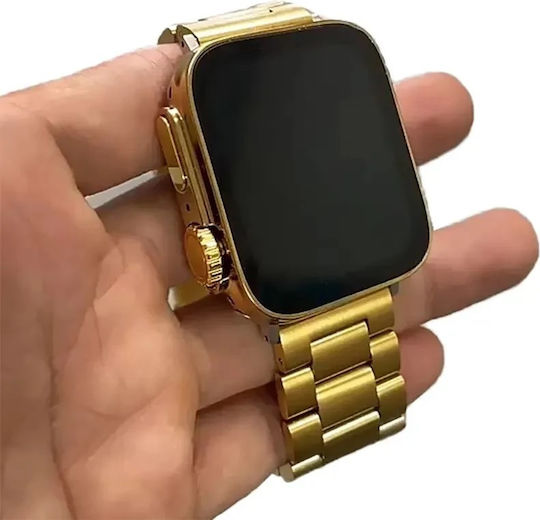 G9 Ultra Pro Smartwatch with Heart Rate Monitor (Gold) view 7