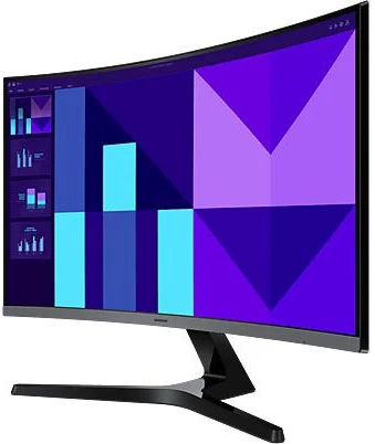 Samsung Essential Monitor S3 S39GD VA Curved Monitor 27" FHD 1920x1080 with Response Time 4ms GTG view 3