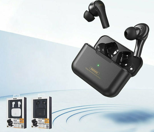 Remax TWS-27 In-ear Bluetooth Handsfree Earphones with Charging Case Black view 3