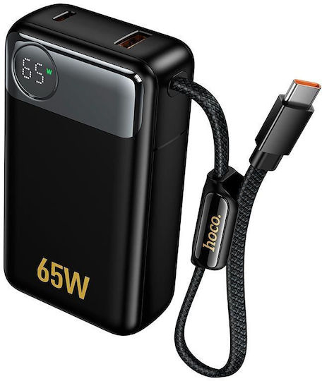 Hoco Q53 Power Bank 12000mAh 65W Power Delivery Black view 2