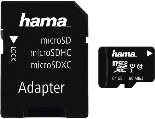 HAMA microSDHC 64GB Class 10 UHS-I view 2