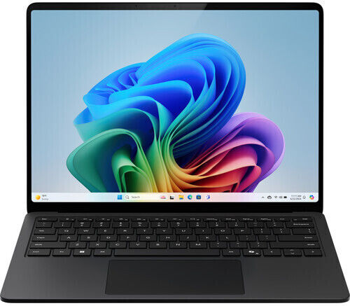 Microsoft Laptop Copilot+PC 13.8" Touchscreen 120Hz (Snapdragon-X Elite/16GB/512GB SSD/W11 Home) Black (US Keyboard)