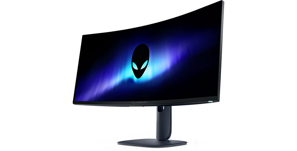 Dell Alienware AW3425DW Ultrawide QD-OLED HDR Curved Gaming Monitor 34.2" QHD 3440x1440 240Hz with Response Time 0.03ms GTG view 4